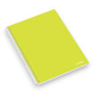 Picture of AMBAR A5 SPIRAL NOTEBOOKS - 80 PAGES
